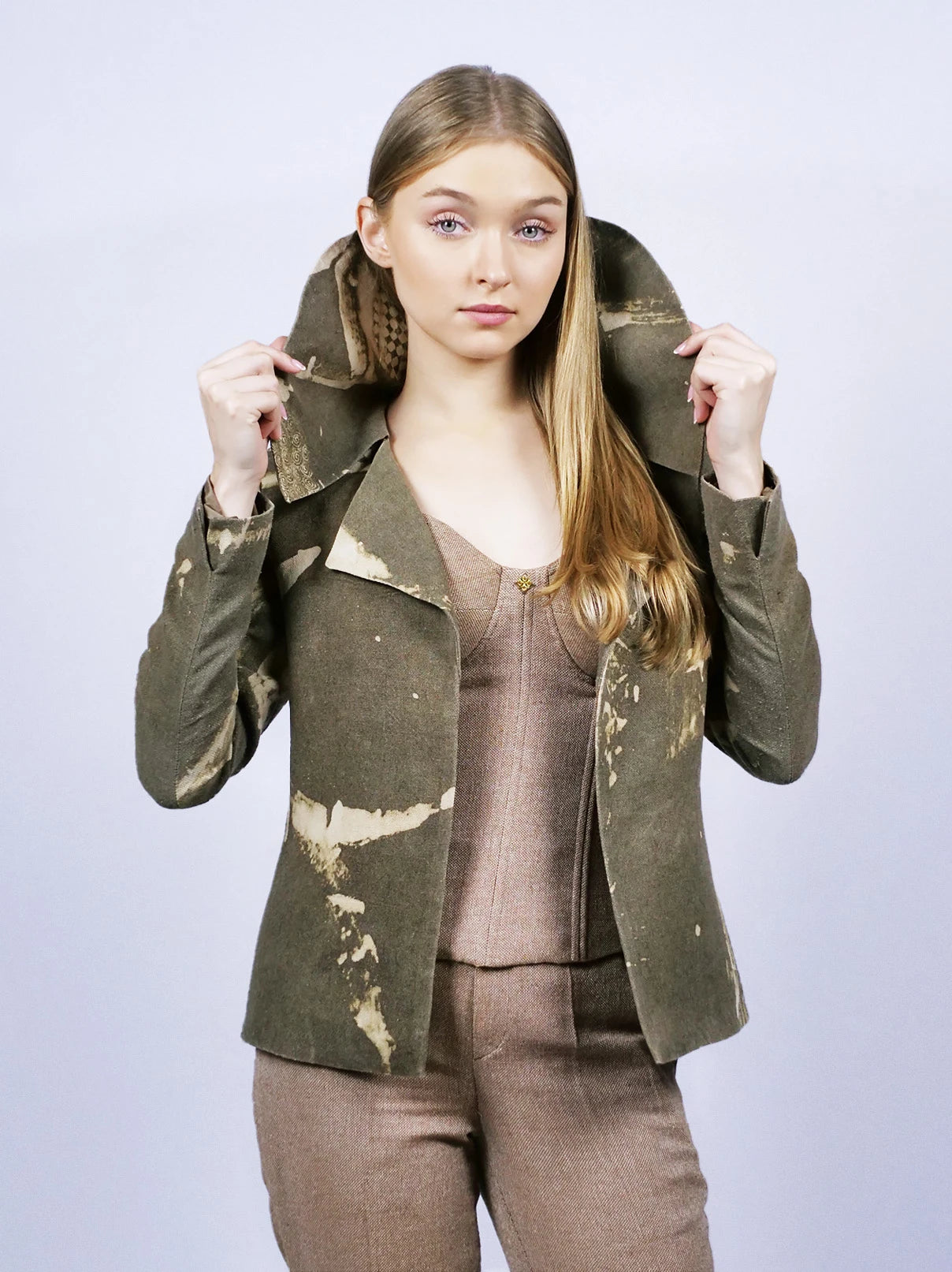 Blazer Kain Vert Olive Foncé