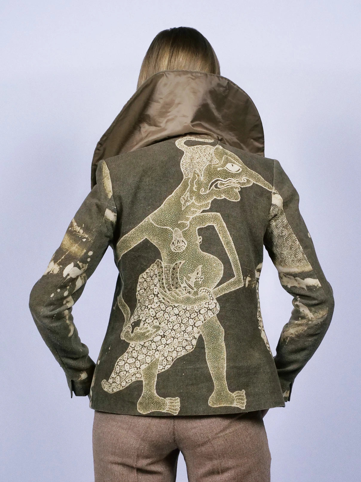 Blazer Kain Vert Olive Foncé