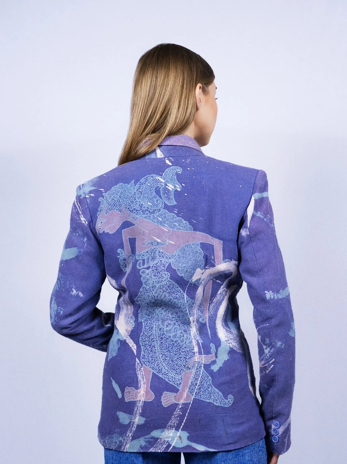 Blazer bleu ardoise foncé