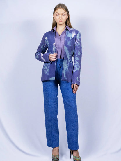 Blazer bleu ardoise foncé