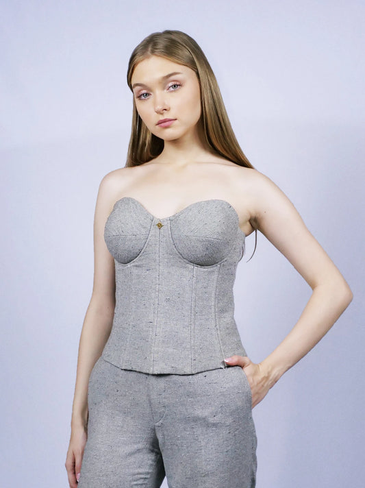 Light Grey Bustier