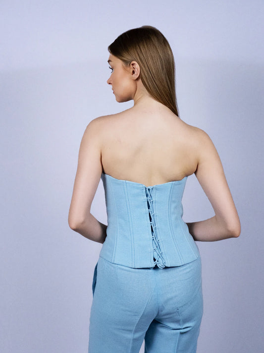 Skyblue Bustier