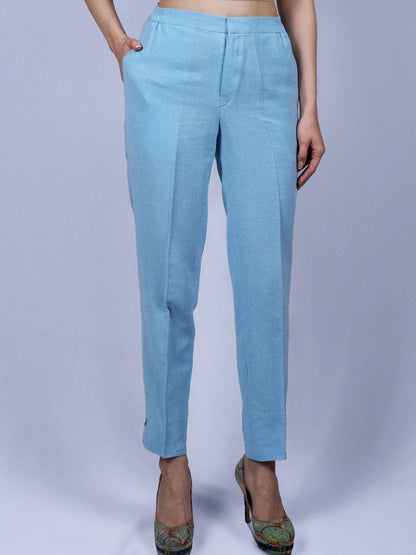 Pantalon bleu ciel