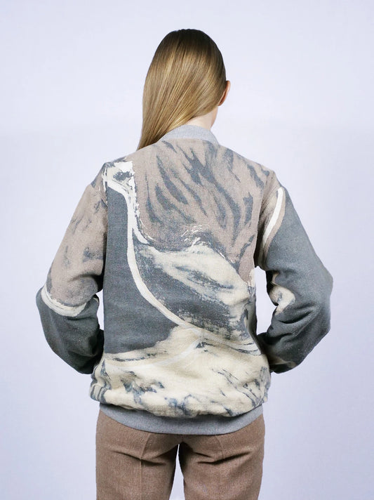 Stormy Navy Kain Bomber Jacket