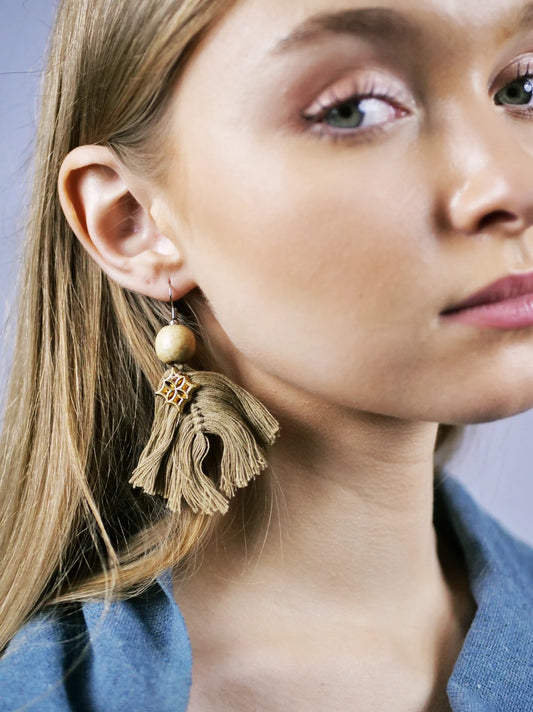 Earthy Brown Earrings