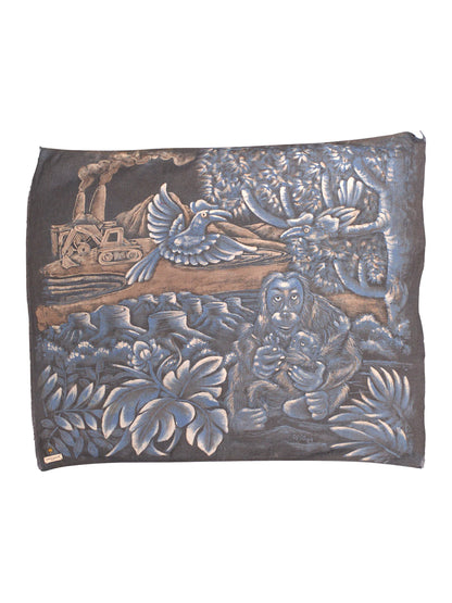 Enveloppement Kain Bleu-Gris Profond