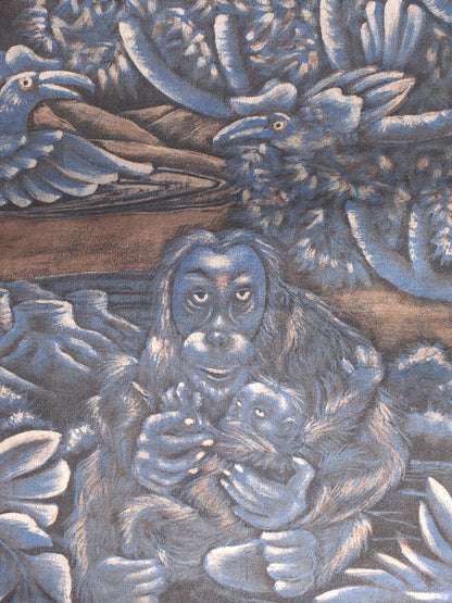 Enveloppement Kain Bleu-Gris Profond