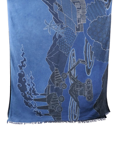 Écharpe portefeuille Indigo Kain