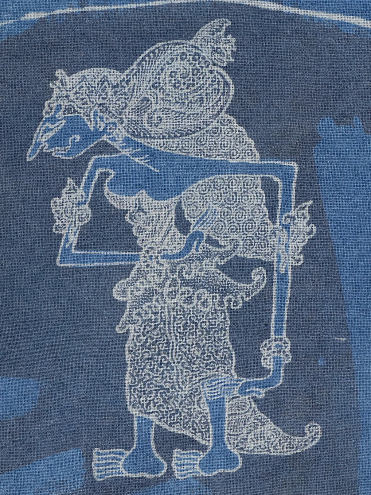 Kain portefeuille bleu des profondeurs