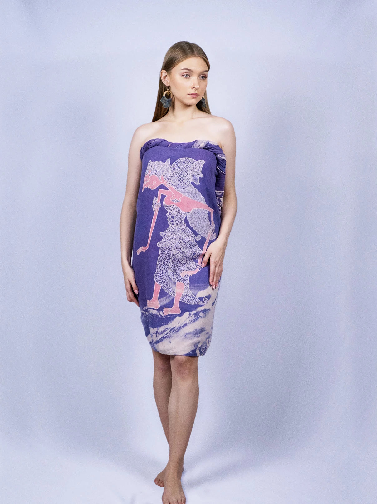 Kain portefeuille indigo-violet intense