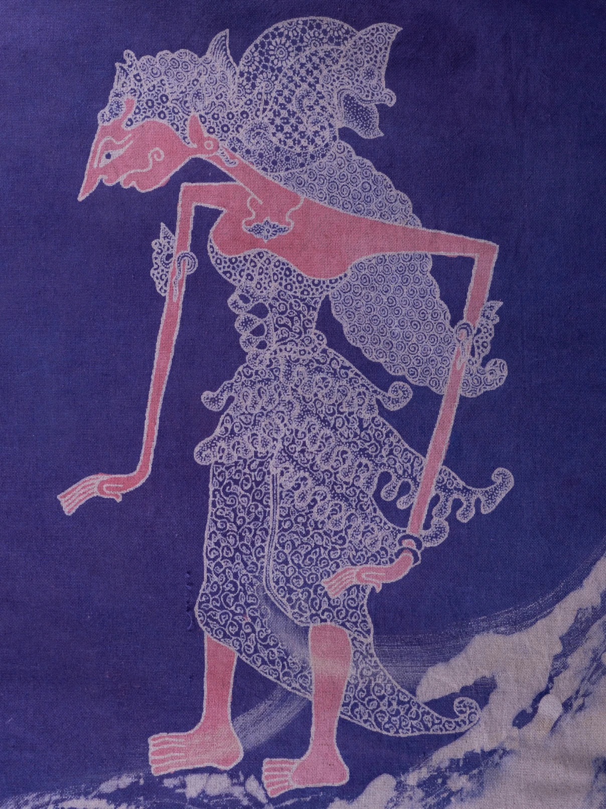 Kain portefeuille indigo-violet intense