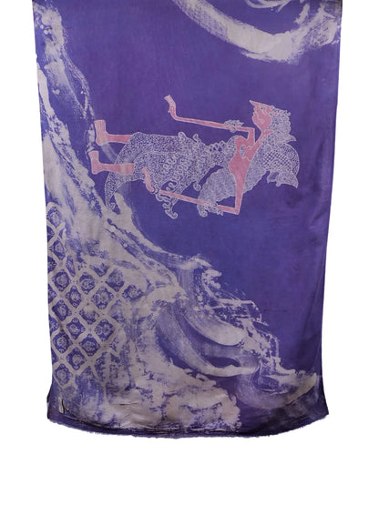 Kain portefeuille indigo-violet intense