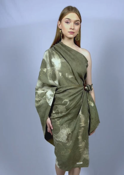 Robe portefeuille Rich Olive Kain